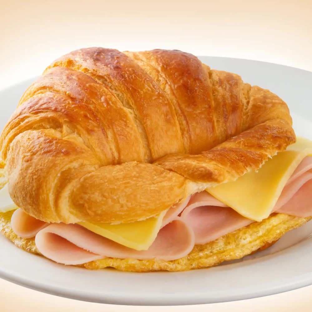 Croissant de jamón y queso (2)