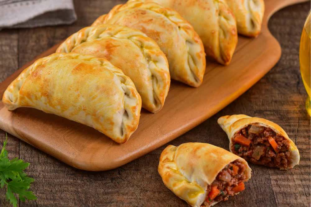 empanadas por unidad -carne, pollo, jamon y queso- (1) (2)